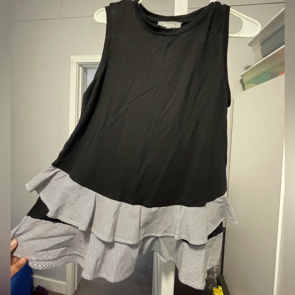 Marled Sleeveless Top - Medium